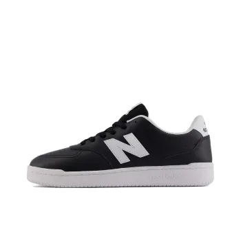New Balance BB80 Anti Slip Wear Resistant Low Top Skateboard Shoes Unisex Black White
