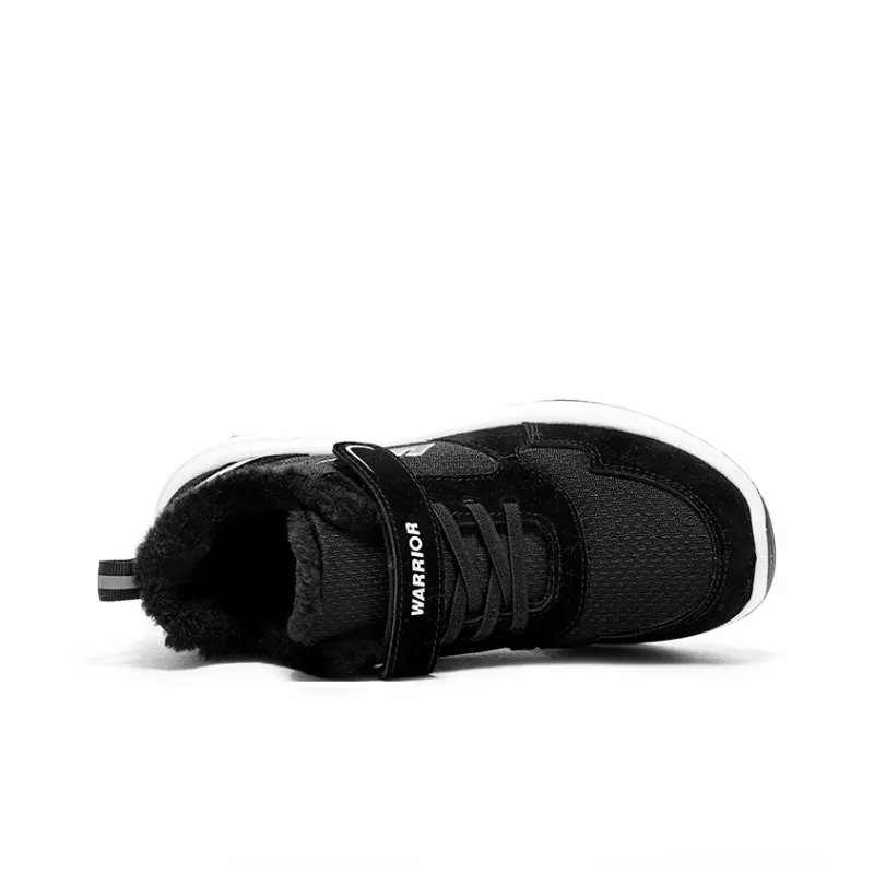 Warrior Abrasion Resistant Slip Resistant Low Top Casual Shoes Unisex Black-2