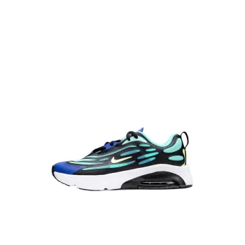 Nike Air Max Exosense Anti-Slip Wear-Resistant Low-Top Kids' Running Shoes Black Green Children Aged 3-7 Years Old