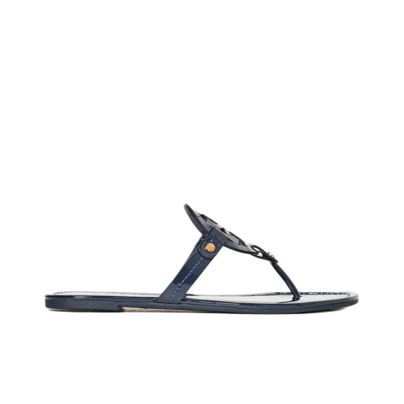 TORY BURCH Miller Rubber Sole Flip Flops Women's Blue-1