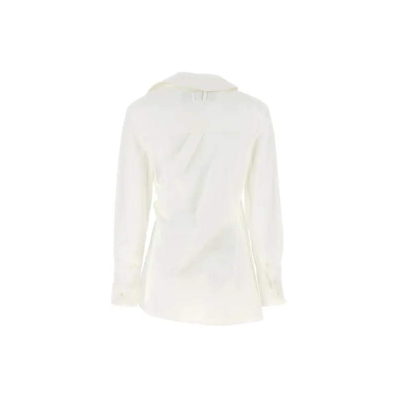 Jacquemus Asymmetric Hem Slim Fit Shirt-1