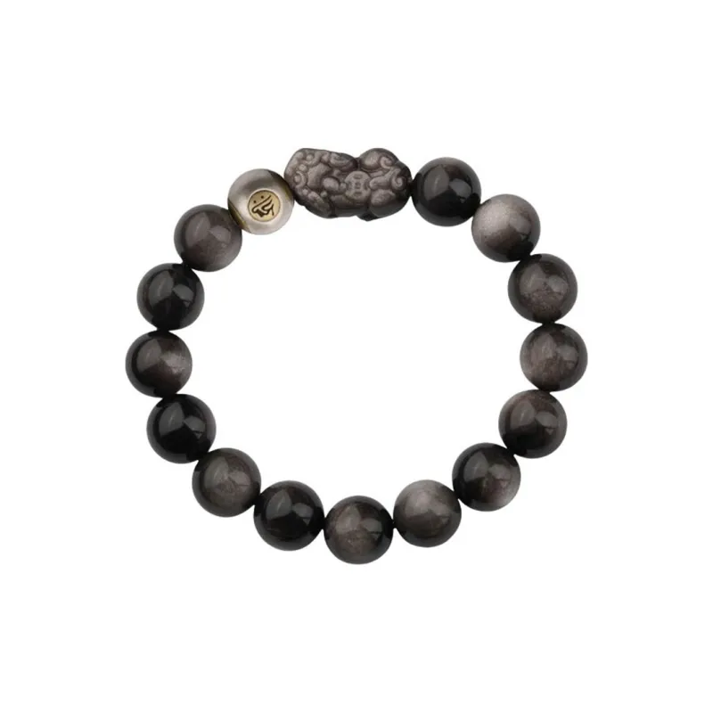 Sima Is Ethereal Obsidian Bracelets Unisex-9