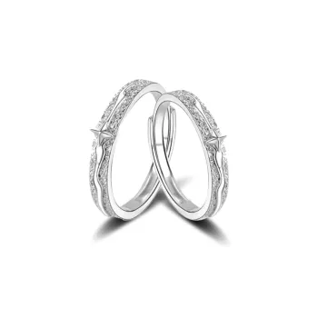 Zhiyu S999 Fine Silver Rings Unisex