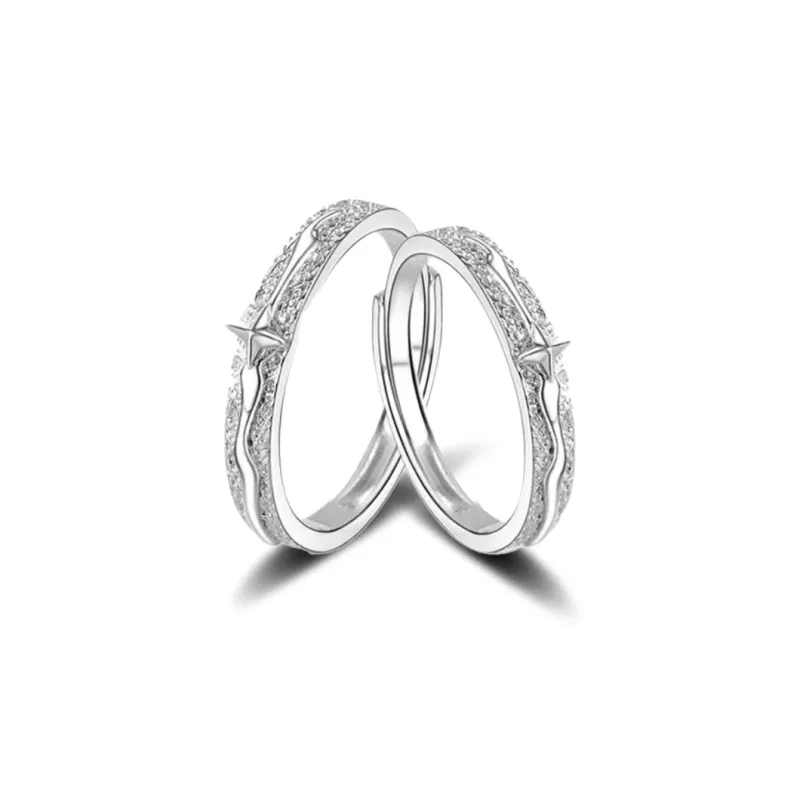 Zhiyu S999 Fine Silver Rings Unisex-0
