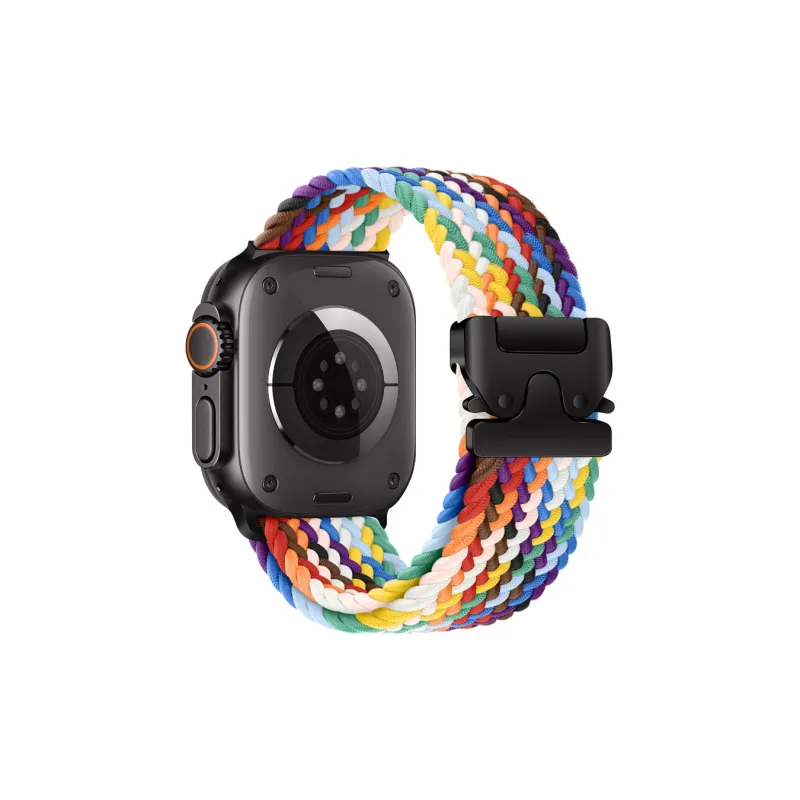 MSSM IWatch S10/S9/8/7/6 Generation/5/SE/ultra Apple Compatibility Watch Band 180mm 46 Watch Dial Nylon Material-14