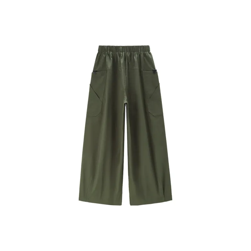 UNIQLO Casual Pants Women's Outdoor Green-1