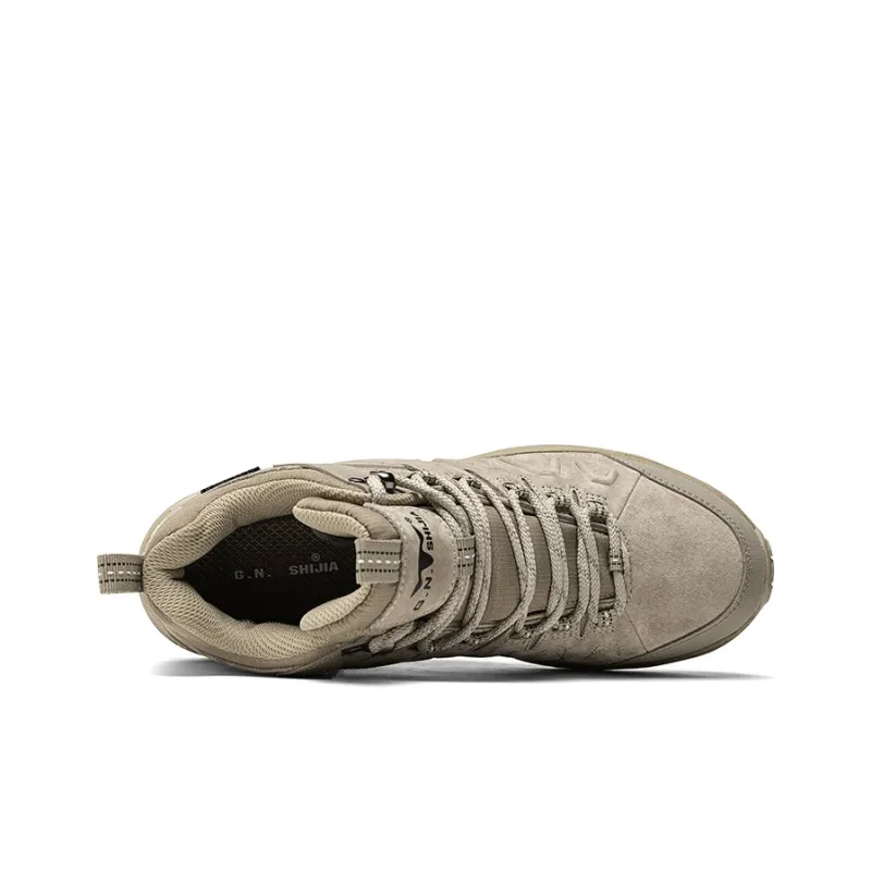 G.N.SHIJIA Abrasion Resistant Slip Resistant Cushioning Mid Top Outdoor Shoes Men's-10