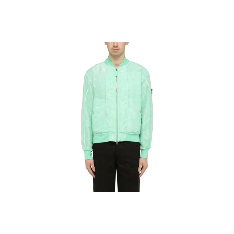 STONE ISLAND Mesh panel Bomber Jacket-4