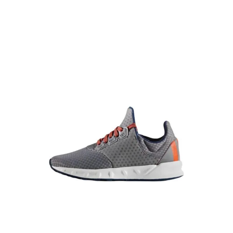 Adidas Falcon Elite 5 Anti-Slip Wear-Resistant Low-Top Kids' Running Shoes Gray Kids'-0