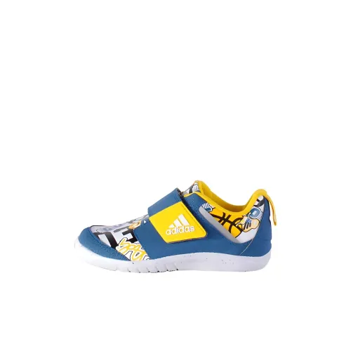 Adidas Fortaplay Ac I Slip-Resistant Breathable Low-Top Kids Lifestyle Shoes Yellow Blue Kids'