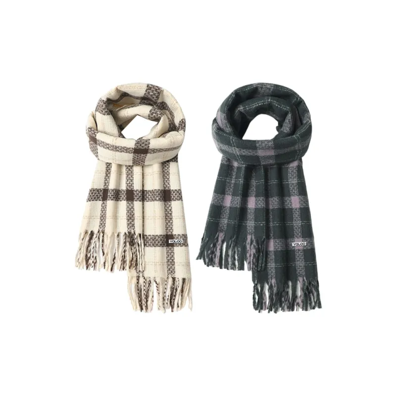 Yalu Polyester Knit Scarves Unisex Gift Box Set-7