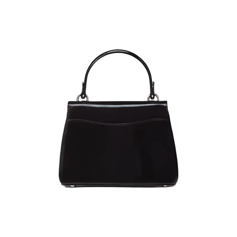 Kate Spade Katy Patent Leather Smooth Leather Shoulder Bag Crossbody Bag Handbag Small Size Women's Black-3