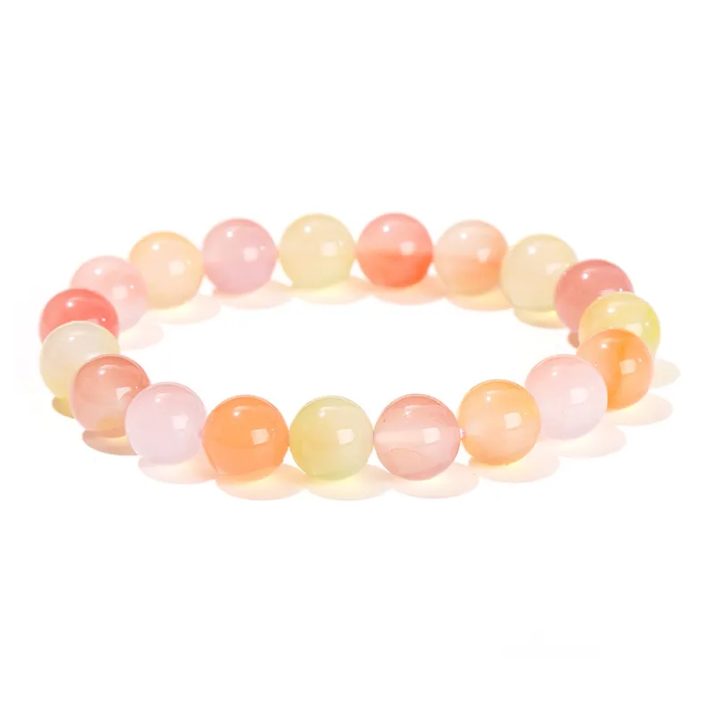 Artisan Lock Heart Jade Agate Bracelets Unisex-0