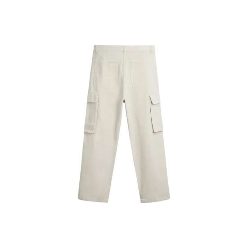 ZARA Cargo Pants Men's Raw White-1