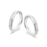 Sterling Silver Bestie Couple Rings