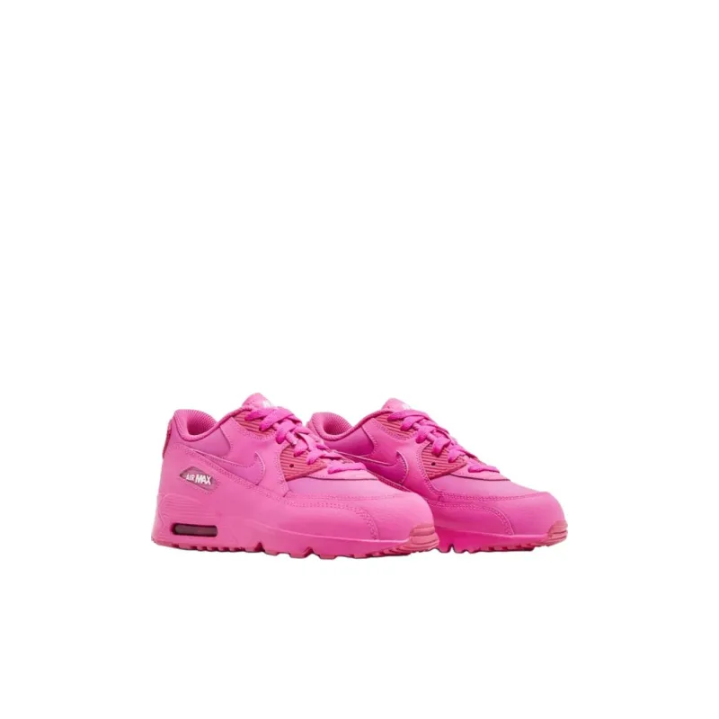 Nike Air Max 90 Anti Slip Wear Resistant Low Top Kids Lifestyle Shoes Pink Kids'-2