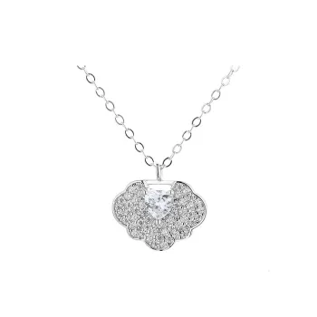 KLFOOK 999 Fine Silver Necklaces Women's