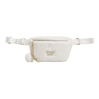 GUESS Faux Fur Fanny Pack Mini Women's White