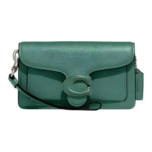 COACH Tabby Cow Leather Wrist Bag Shoulder Bag Crossbody Bag Women's Green