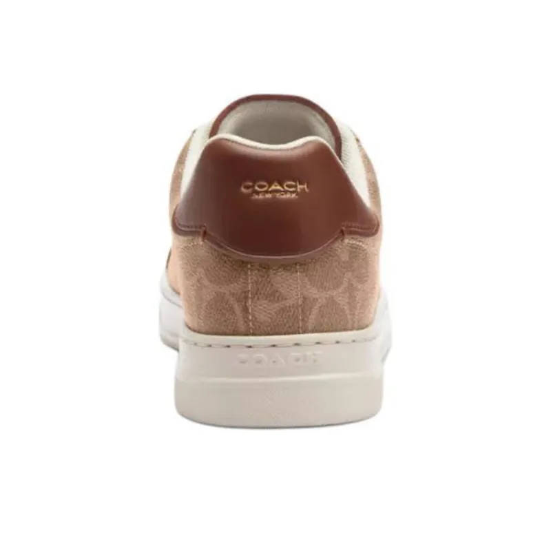 COACH Highline Low Top Skateboard Shoes Women's Brown-3