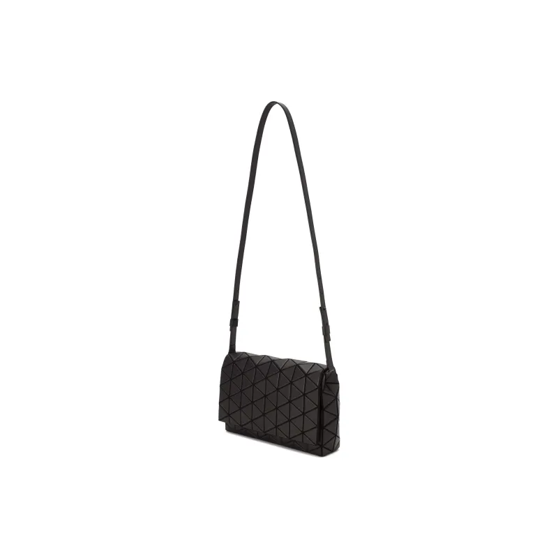 ISSEY MIYAKE Artificial Leather Shoulder Bag, Crossbody Bag, Handbag Women's Black-1