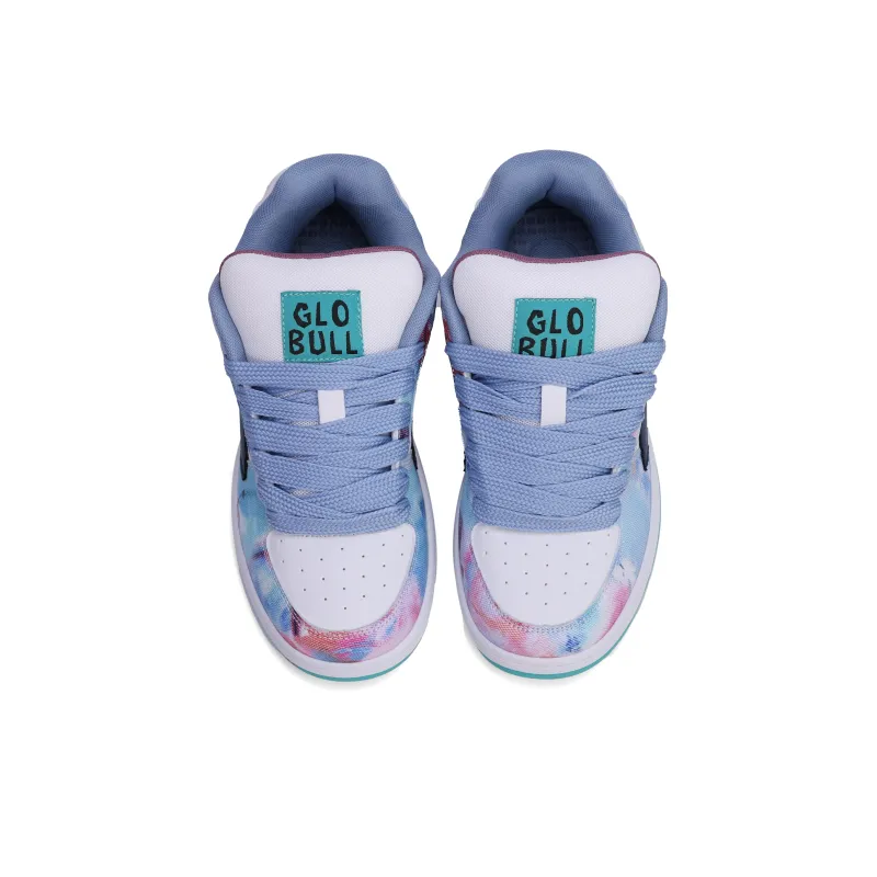 GLO BULL Skateboard Shoes Unisex Low Top Tie Dye-3