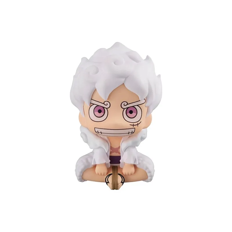 MegaHouse One Piece Character LOOKUP Luffy 5th Setting Nika Chibi Figures 11cm-1