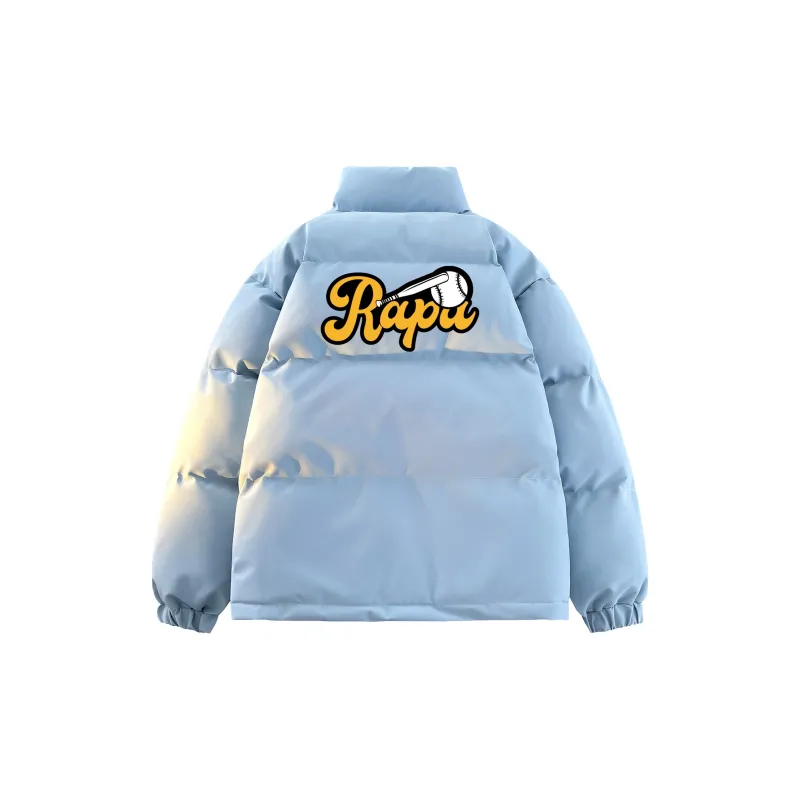 RAP PANDA Puffer Jackets Unisex-11