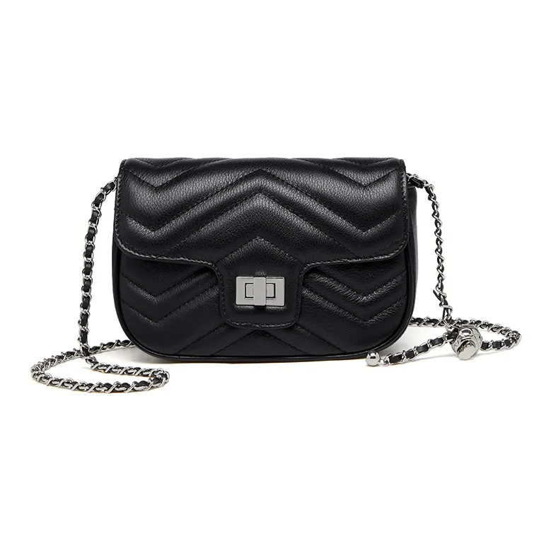 ZOOLER Top Grain Cow Leather Crossbody Bag Shoulder Bag Regular Women's Gray White/Coffee/Classic Black-14