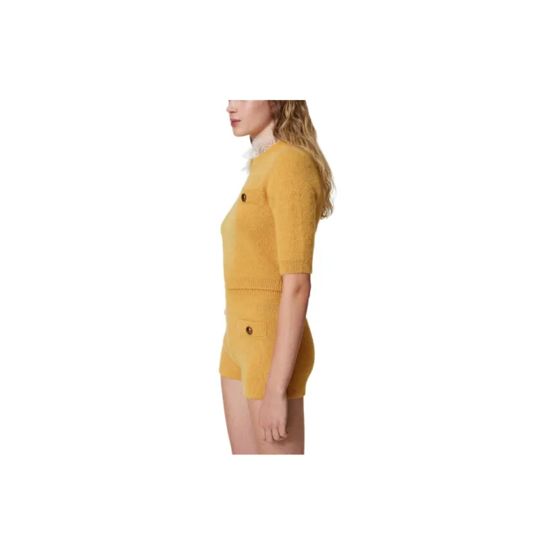 Twinset Emily Knit Mini Shorts-4