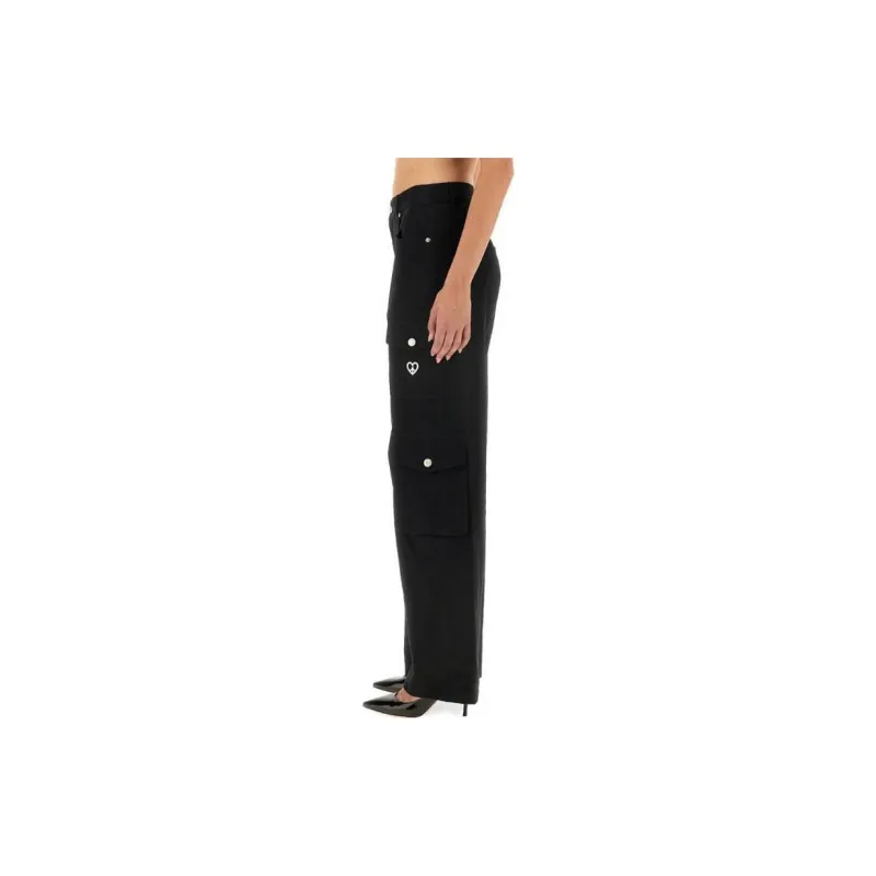 MOSCHINO Jeans Straight Leg Cargo Trousers-2