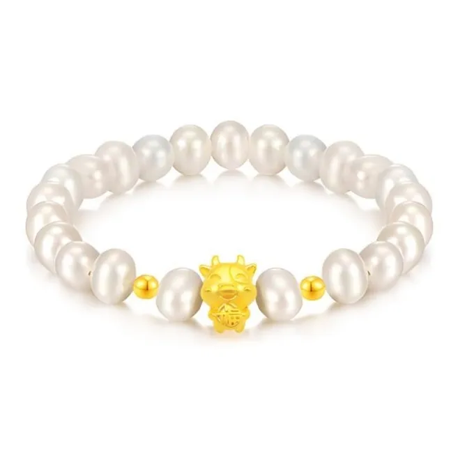 KING TAI SANG Gold Bracelet Women's-2