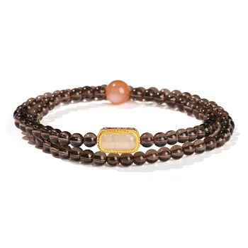 Artisan Lock Heart Jade Obsidian Bracelets Unisex