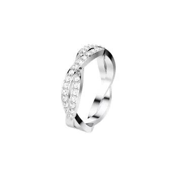 Swarovski Rhodium-Plated Rings Women's Silver