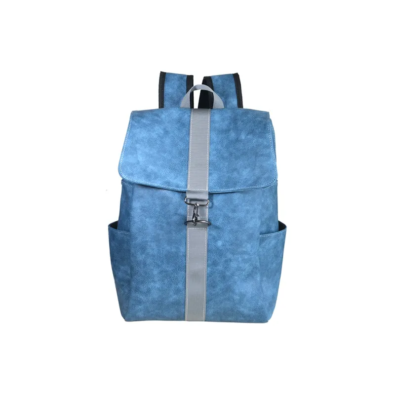 VANDEE Waxed Leather Laptop Bag Backpack Unisex Multicolor-6