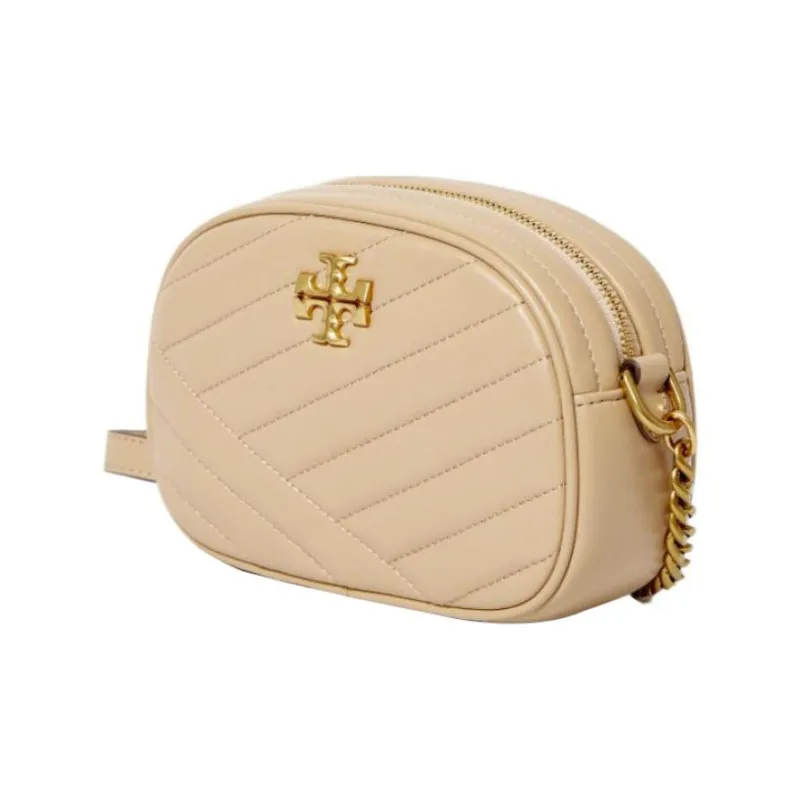 TORY BURCH Kira Leather Shoulder Bag Crossbody Bag Small Size Women's Nude Pink-1