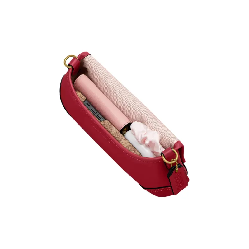 COACH Soho Recycled Leather Shoulder Bag Tubas Women's Brass & Rubies-3