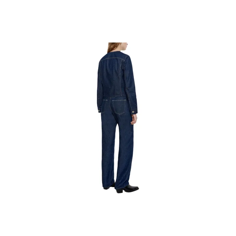 Bimba Y Lola Perforated Denim Jacket-2