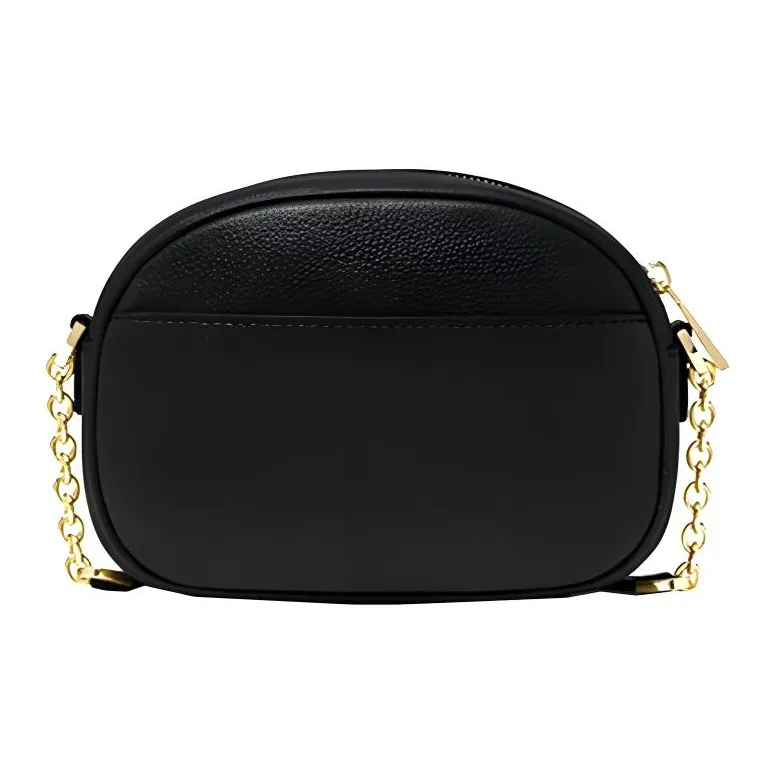 MICHAEL KORS Jet Set Charm Litchi Grain Leather Shoulder Bag, Crossbody Bag Trumpets Women's Black-1