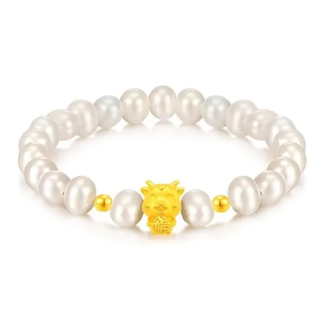 KING TAI SANG Gold Bracelet Women's-10