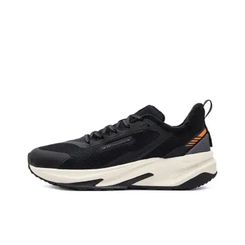 361° Ride The Mountain Anti Slip Wear Resistant Low Top Casual Running Shoes Men's Black White Orange