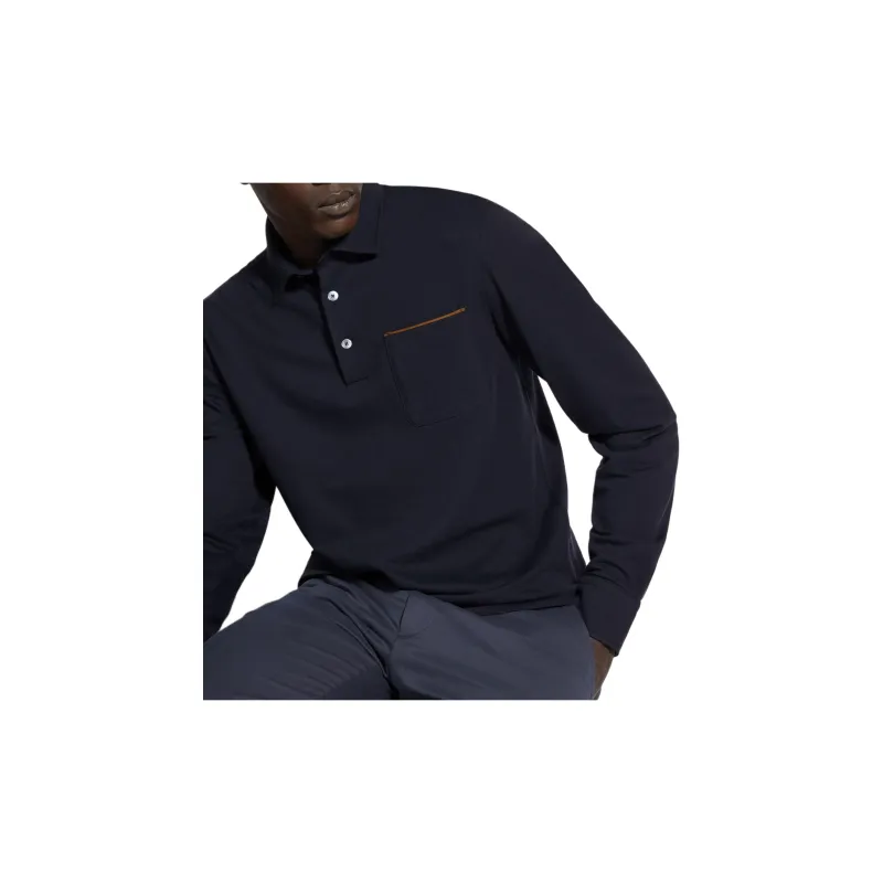 Ermenegildo Zegna Long Sleeved Polo Shirt-4