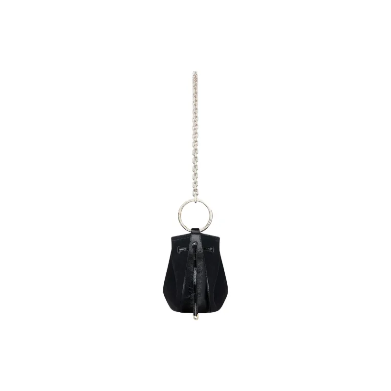 Givenchy Velvet Pumpkin Bag, Crossbody Handbag, Shoulder Bag Mini Women's Black-1