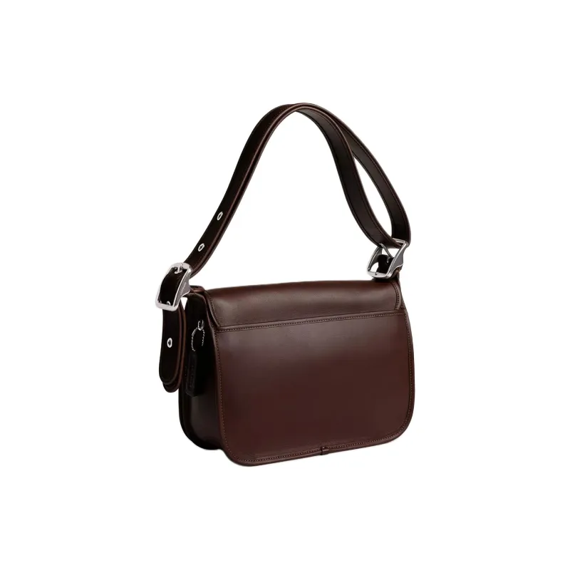 COACH Patricia Glove Tanned Leather Shoulder Bag, Crossbody Bag Tubas Women's Maple-1