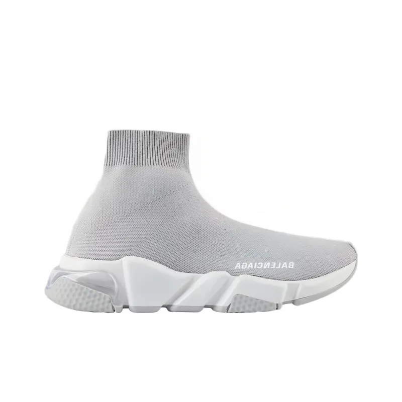 Balenciaga Speed Trainer 'Clear Sole - Grey'-1