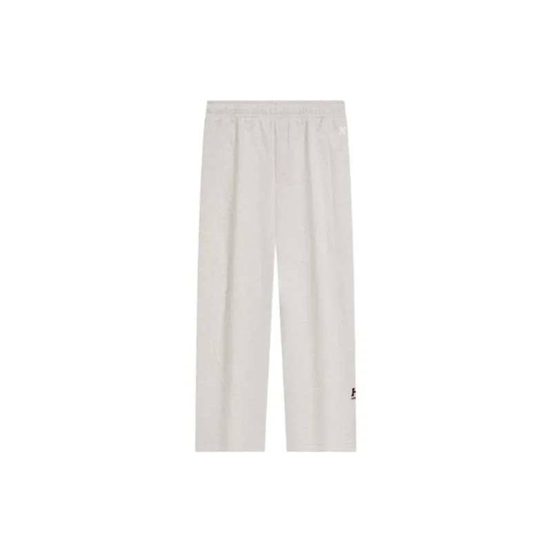 XTEP Basketball Collection Athletic Trousers Men's Beige Floral Gray 1-1