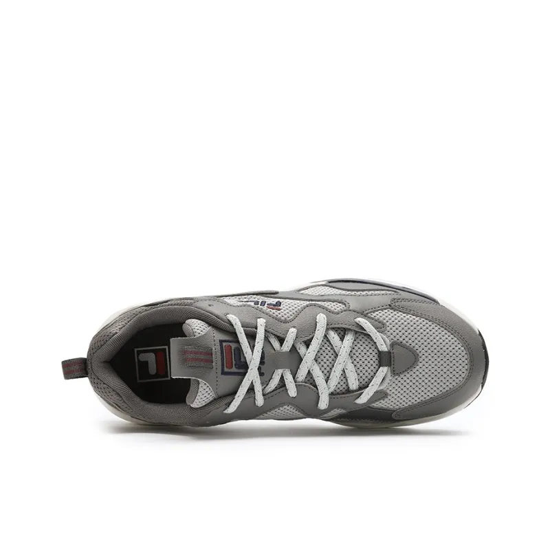 FILA Tracer Slip-Resistant Low-Top Running Shoes Men's Smoke Gray-2