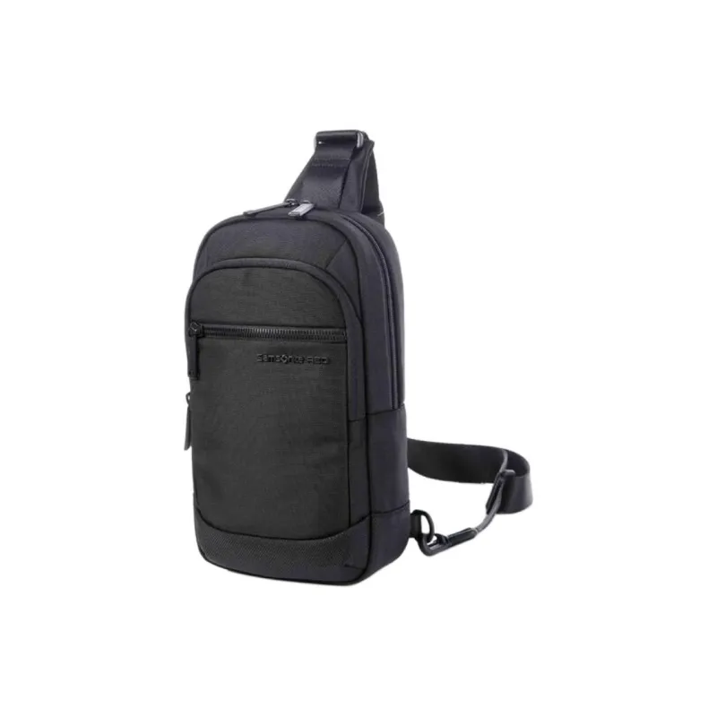SAMSONITE Nylon Shoulder Bag Crossbody Bag Unisex Black-1