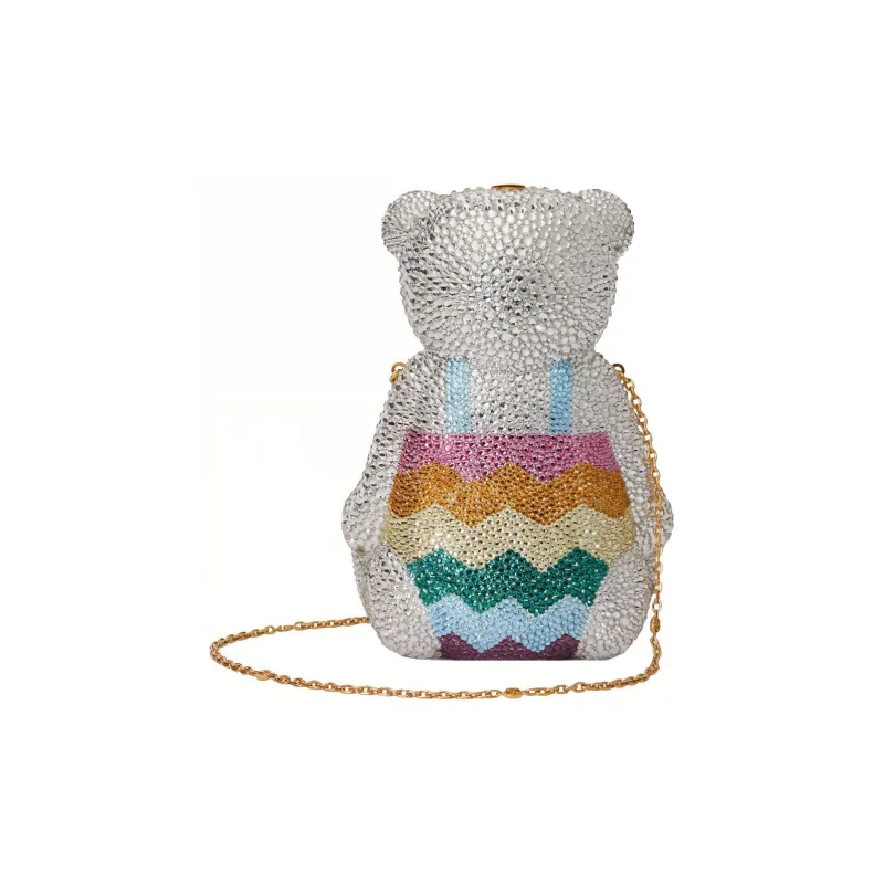 GUCCI Crystal Composite Resin Crossbody Bag Shoulder Bag Women's Multicolor-3