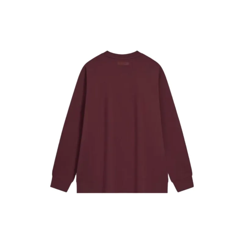 XTEP Basketball Collection Sweatshirt Men's Deep Plum Red-1